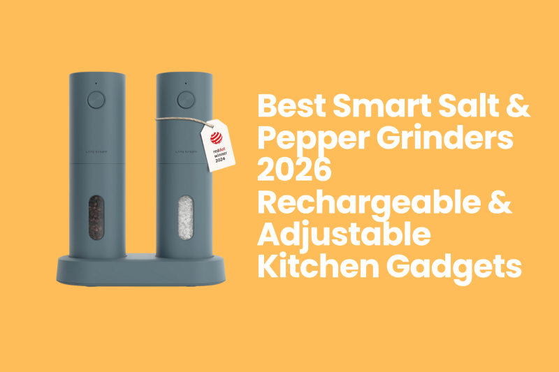 Smart Salt & Pepper Grinders: Modern Kitchen Essentials