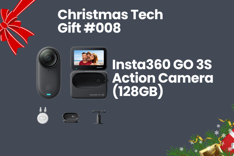 Christmas Tech Gift #008: Insta360 GO 3S Action Camera (128GB)