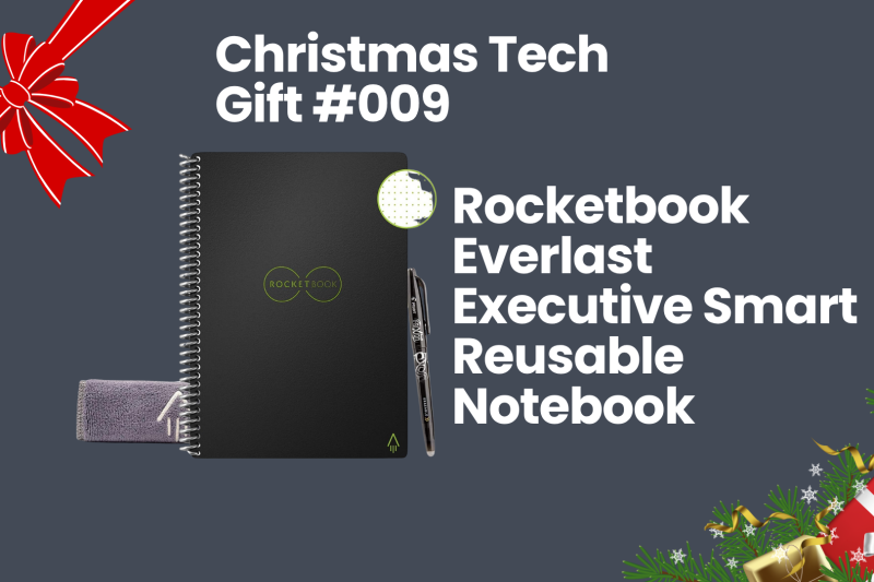 Christmas Tech Gift #009: Rocketbook Everlast Executive Smart Reusable Notebook