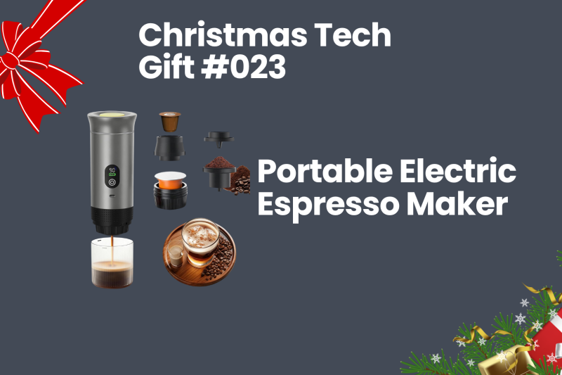 Christmas Tech Gift #023: Portable Electric Espresso Maker