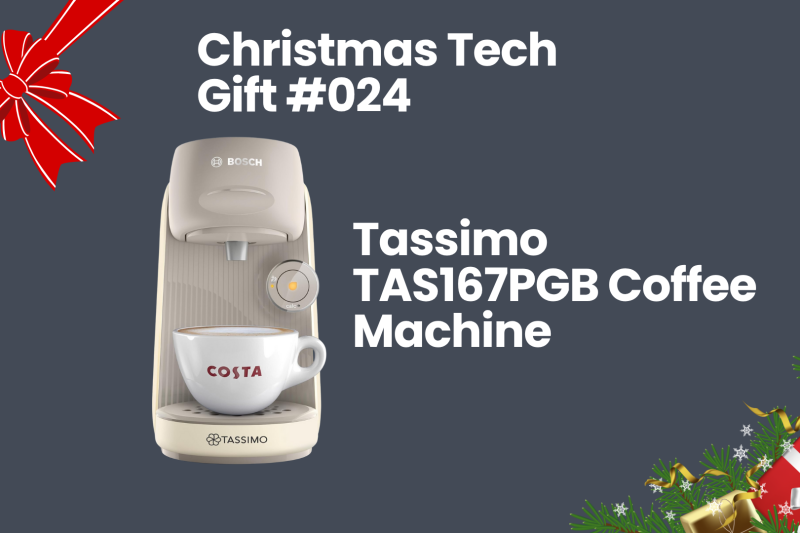 Christmas Tech Gift #024: Tassimo TAS167PGB Coffee Machine